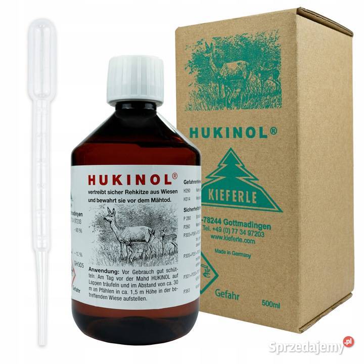 Hukinol odstraszacz na dziki sarny jelenie lisy Rawa Mazowiecka