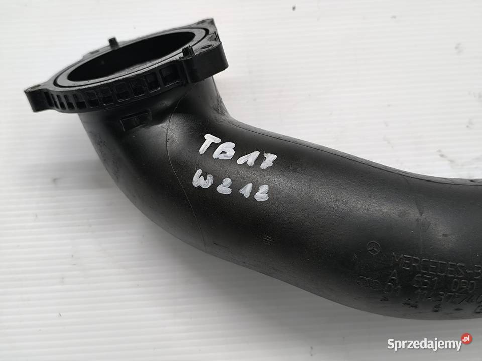 RURA PRZEWÓD INTERCOOLERA MERCEDES EKLASA W212 osobowe