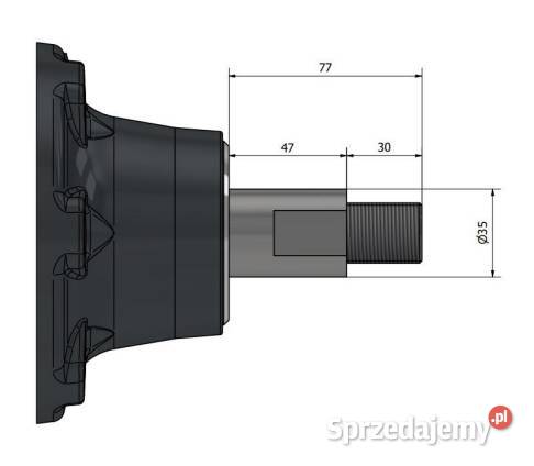 Piasta bezobsługowa Fi35mm BLTCOLT podwójna noga sprzedam