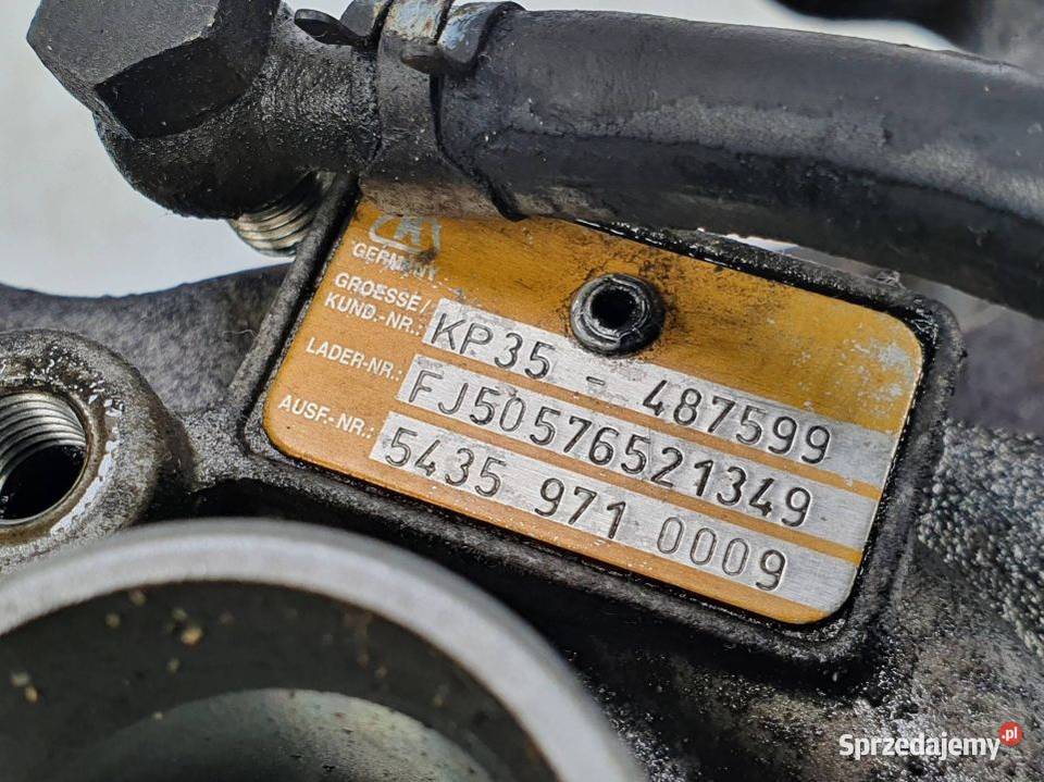 TURBOSPRĘŻARKA FORD FUSION 54359710009 Lipno