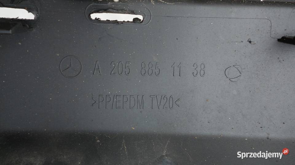 MERCEDES W205 SPOILER DOKŁADKA ZDERZAKA TYŁ osobowe Ruda Śląska