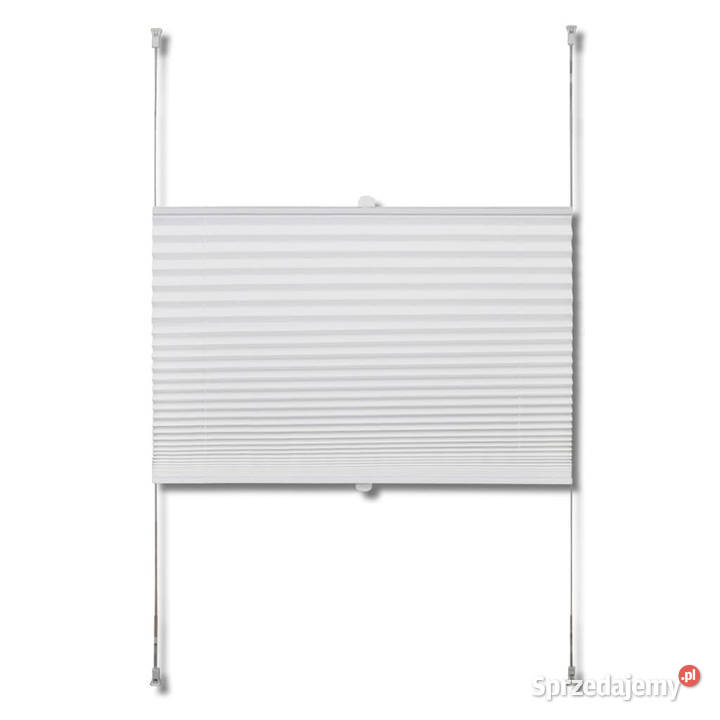 Plisowana roleta biała 40x100 WM240585 Warszawa