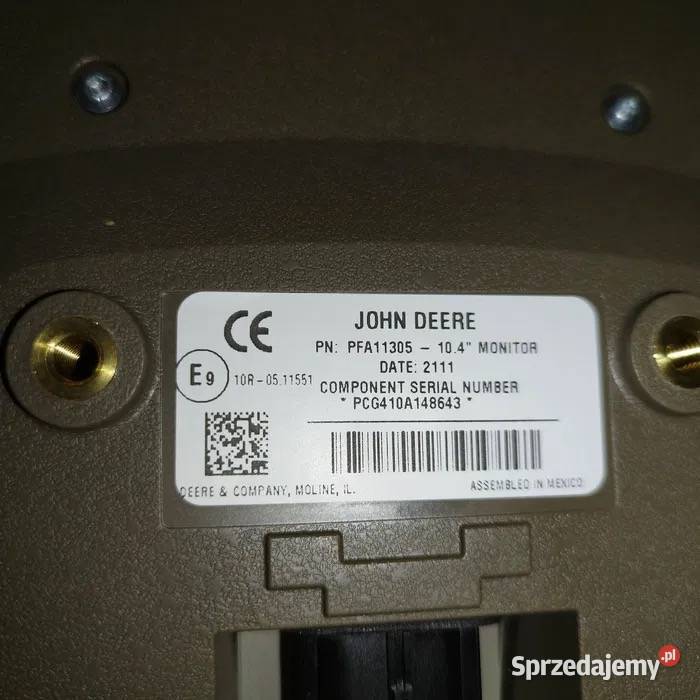 Monitor wyswietlacz John Deere PFA11305 Łowicz