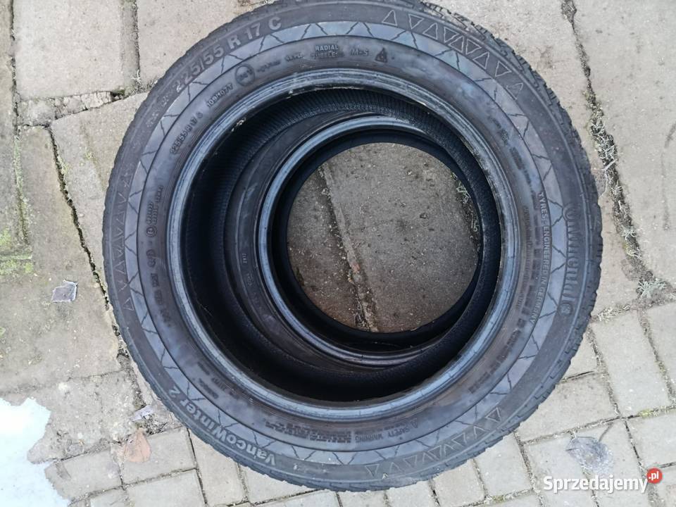 Opony zimowe Continental VancoWinter 2 22555 R17 dolnośląskie Złotoryja sprzedam