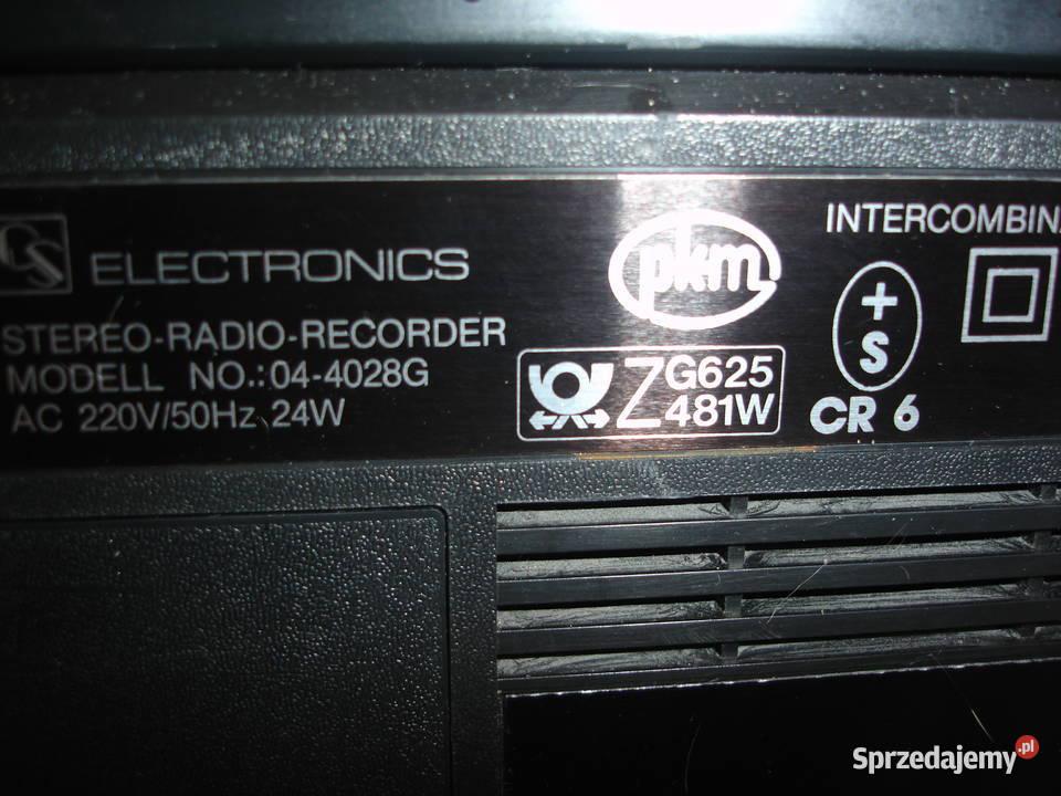 Radiomagnetofon ELECTRONIC 044028G Zielona Góra
