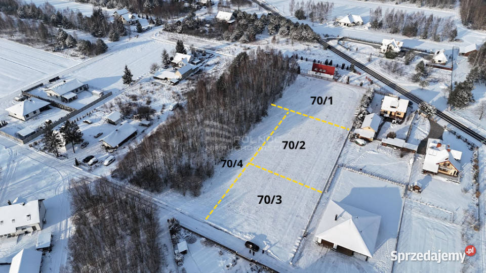 Sprzedaż 3 działek Ogrodniki gm Biała Podlaska