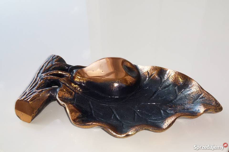 Niespotykana metalowa popielniczka GRUSZA odlew mazowieckie Warszawa