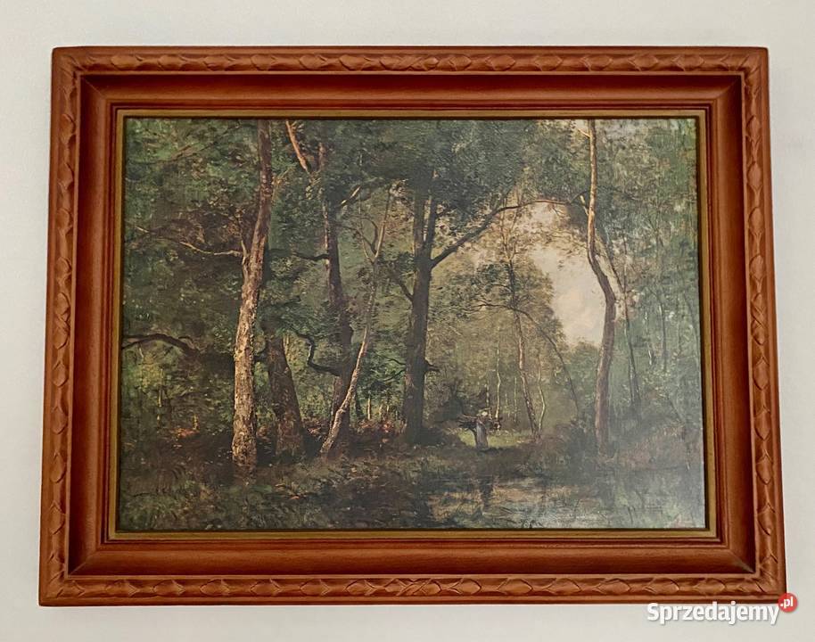 Reprodukcja Leon Richet Pejzaż 64x84 Warszawa