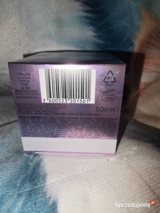 LOral Krem przeciwzmarszczkowy do twarzy na noc Sosnowiec