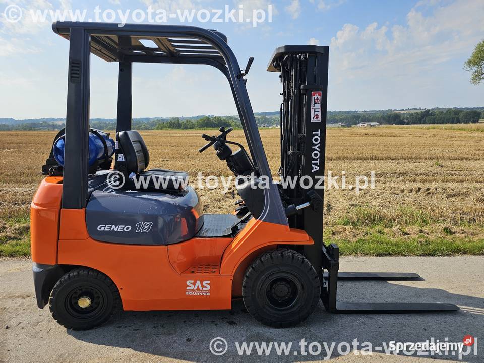 Wózek Widłowy TOYOTA 7FG18 Triplex 4300mm TOYOTA Wadowice