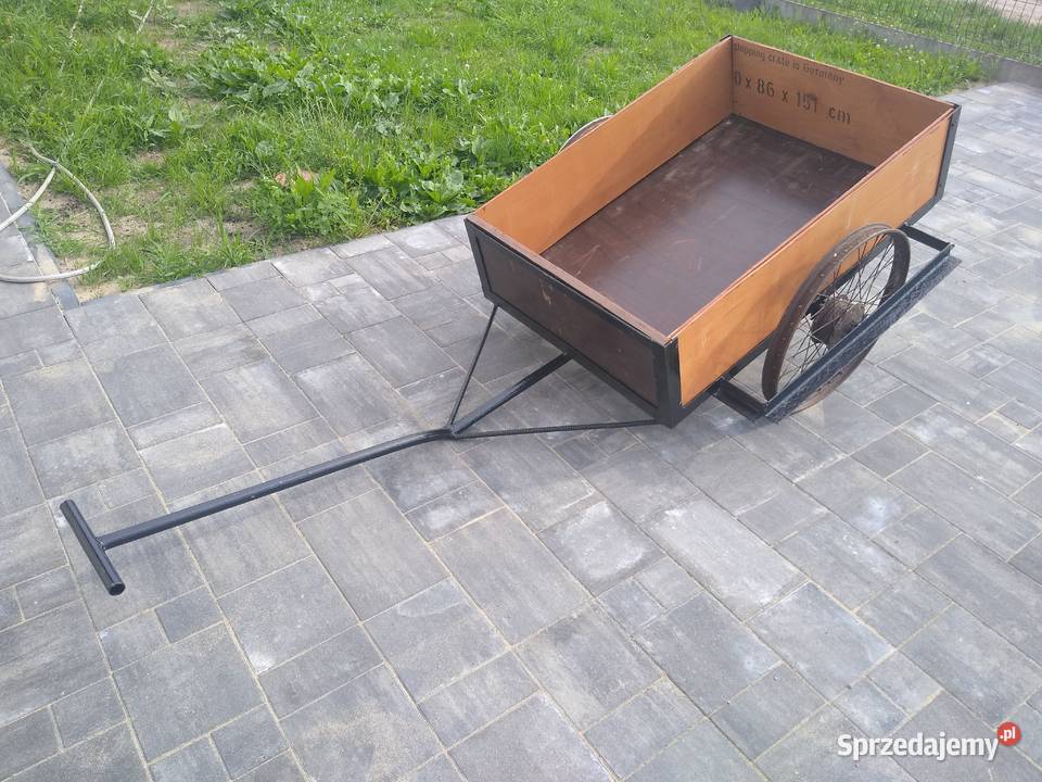 Wózek gospodarczy transportowy PRL solidny i Zalesie Górne