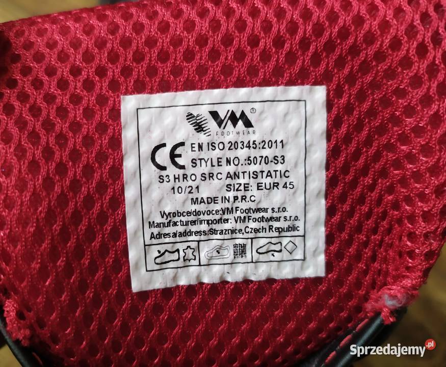 Buty robocze VM 45 Pozostałe Rybnik sprzedam