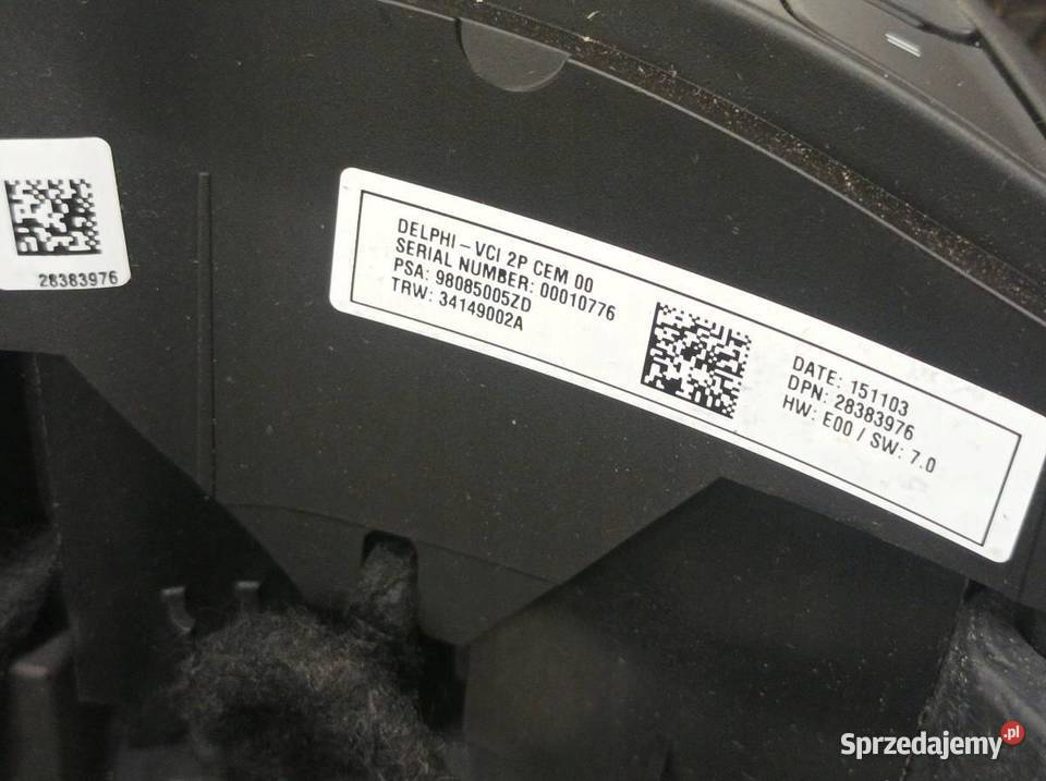 KIEROWNICA MULTIFUNKCJA Citroen C4 Cactus I 2014 świętokrzyskie