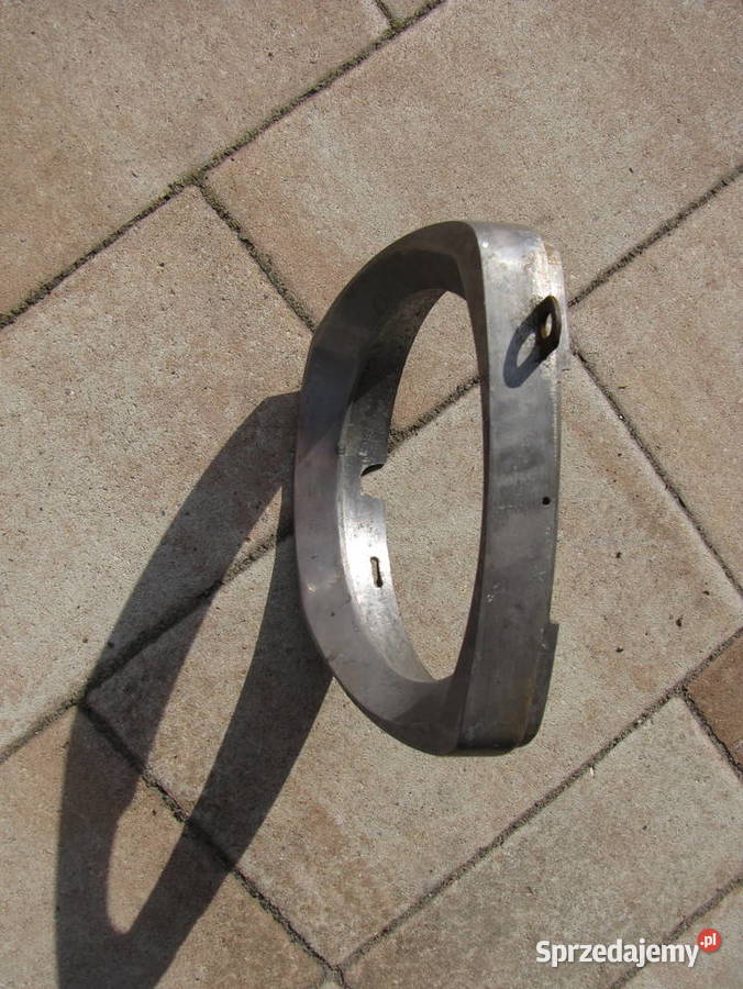 Aluminiowa ramka przedsniej lampy Shl M17 gazela Oświetlenie Rzepin Drugi
