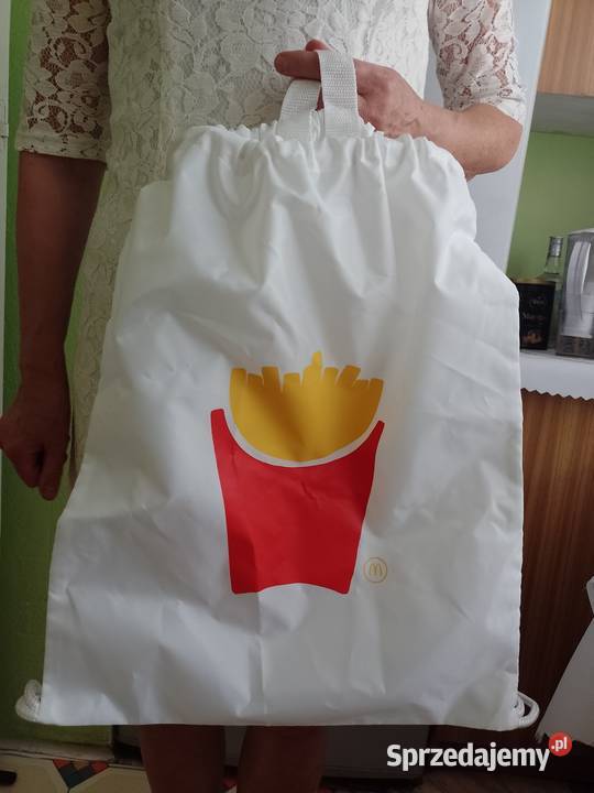 McDonalds Biały plecak plażowy z Niemiec worek Dla kobiet Kraków