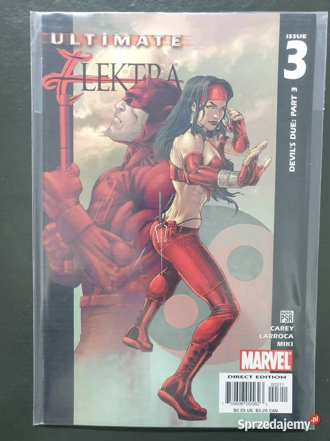 Ultimate Elektra 5 oryginalnych komiksów Marvel Amerykańskie Komiksy Gdynia