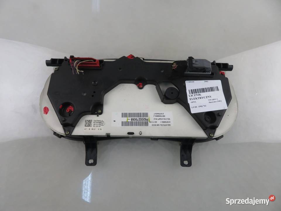 LICZNIK OPEL VIVARO A X83 19 DI P8200279068 osobowe