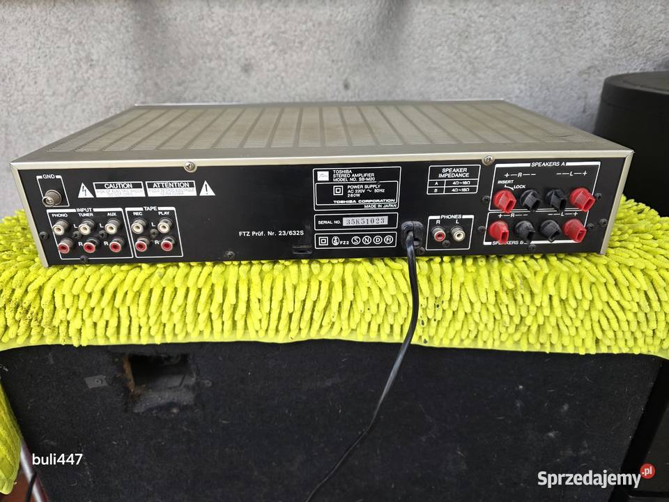 toshiba sbm20 wzmacniacz stereo śląskie sprzedam
