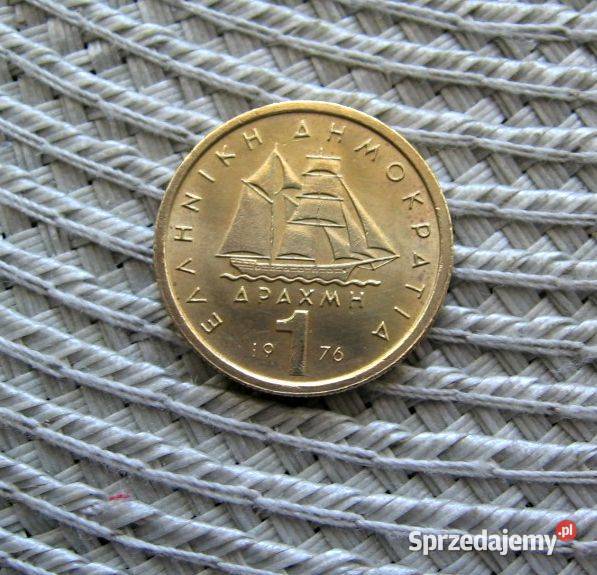Grecja 1 Drachma 1976r wielkopolskie Kalisz