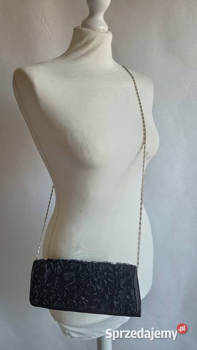 Mała czarna torebka kopertówka PRL Torby i torebki podlaskie Białystok sprzedam