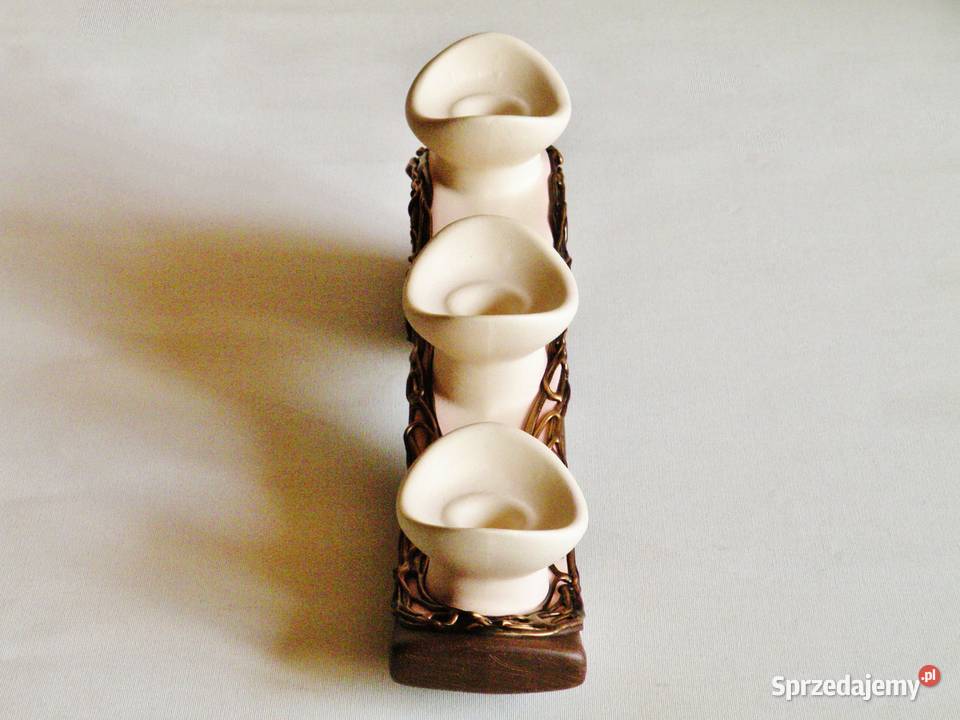 Świecznik ceramiczny wyrób współczesny ręcznie kujawsko-pomorskie Bydgoszcz sprzedam