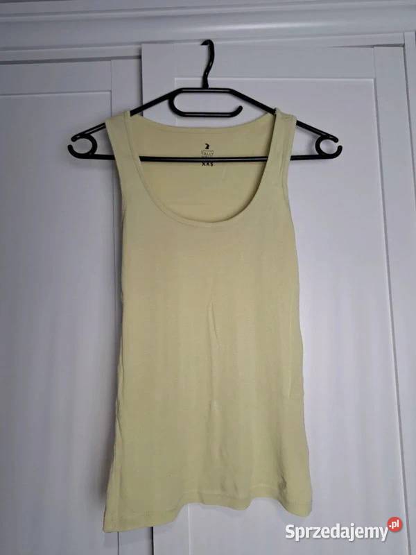 Żółty top Tally Weijl XXS delikatna elegancka Moda i Styl pomorskie Trąbki Wielkie sprzedam