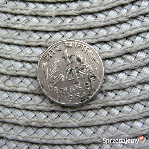 Indie 14 Rupi 1954r Mały Lew Kalisz