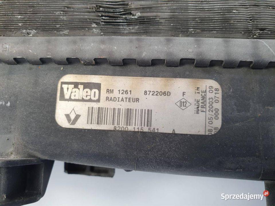 CHŁODNICA WODY RENAULT MEGANE 8200151464 Lipno