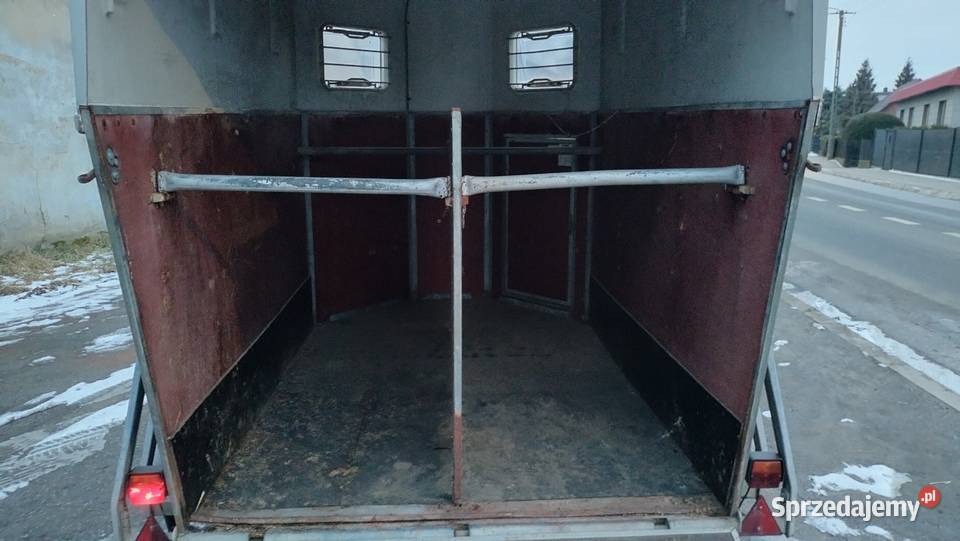 Przyczepa koni abl lastrup bockman koniowoz Kostrzyn