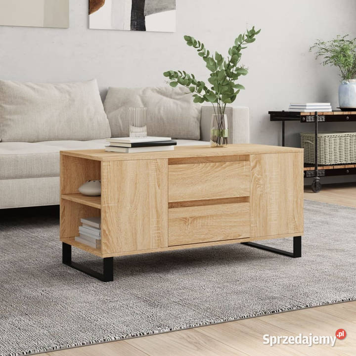 Stolik kawowy dąb sonoma 102x445x50 WM831007 Warszawa