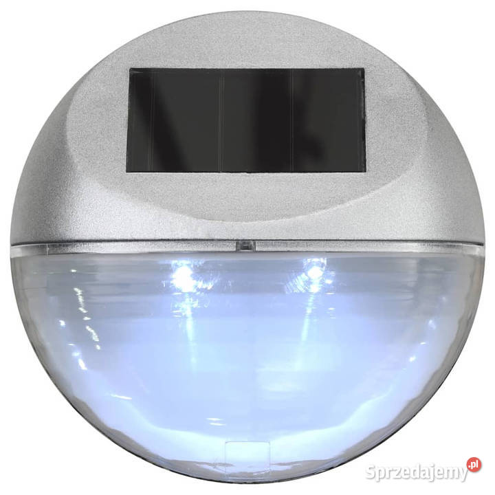 Solarne lampy ścienne LED do ogrodu 24 okrągłe Warszawa sprzedam