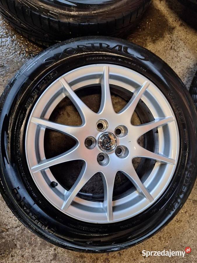 Alufelgi 5x100 16 ET45 TOYOTA Avensis koła Samochodowe kujawsko-pomorskie Choceń