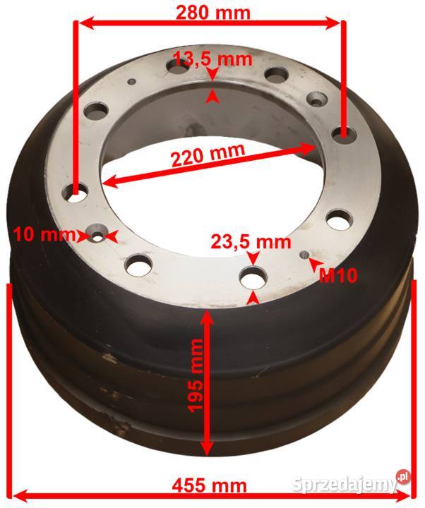 BĘBEN Hamulcowy PRZYCZEPY HL HW 6011 4627 Solec Kujawski