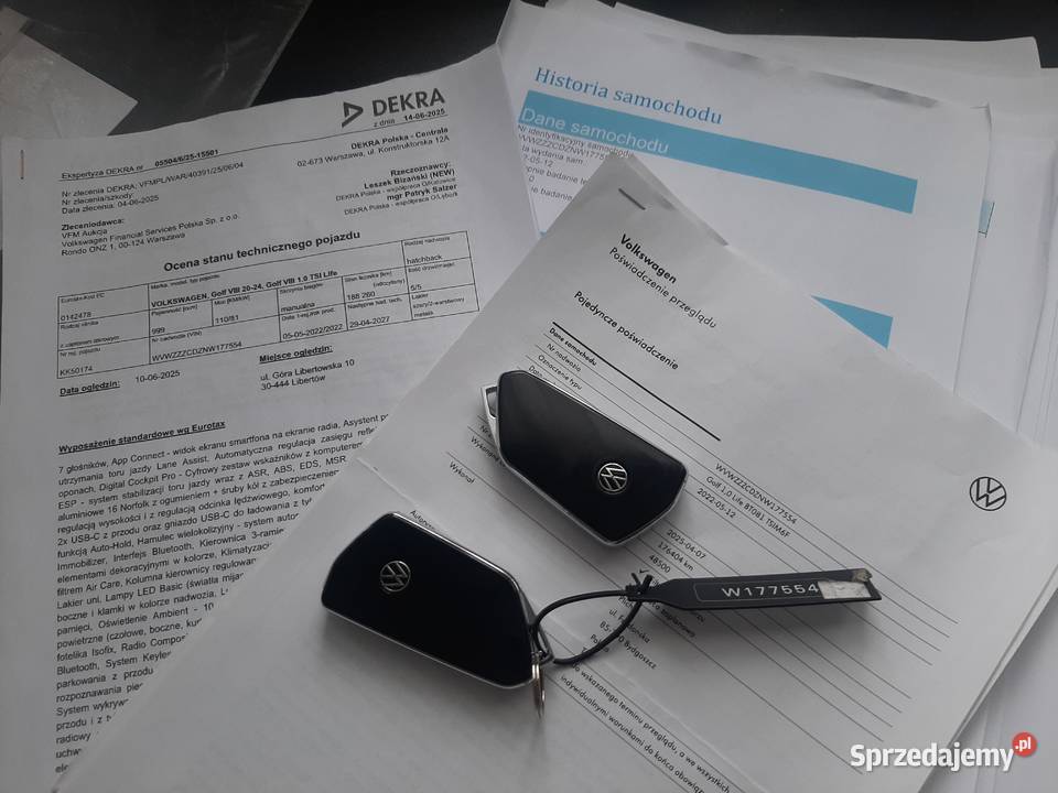 Golf VIII Salon Polska FullLed Ambiente 998cm3 świętokrzyskie Kielce