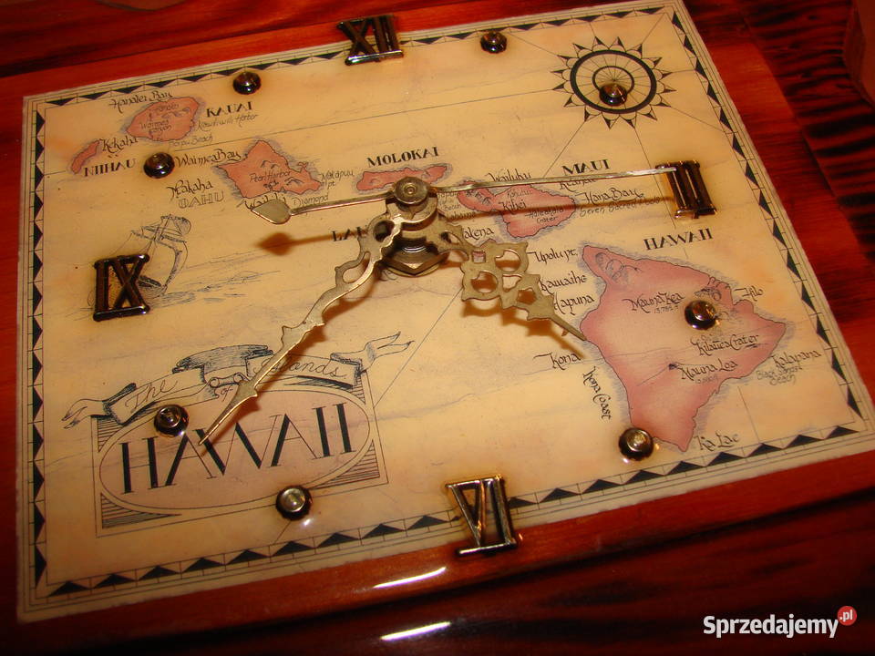 HAWAII pamiątkowy zegar Pruszcz Gdański sprzedam