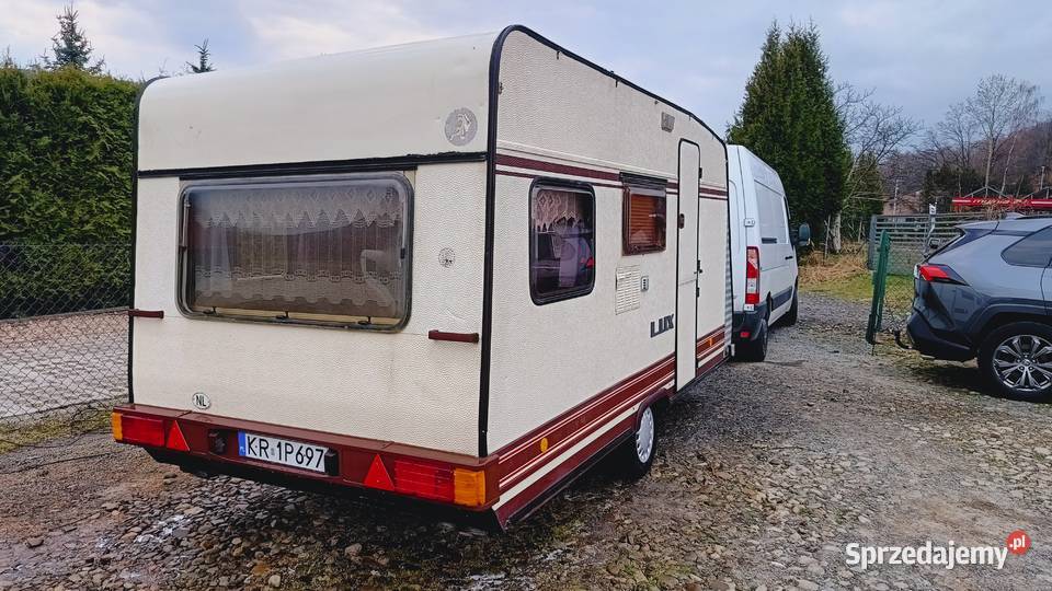 przyczepa kempingowa campingowa kemping OKAZJA Międzybrodzie Bialskie