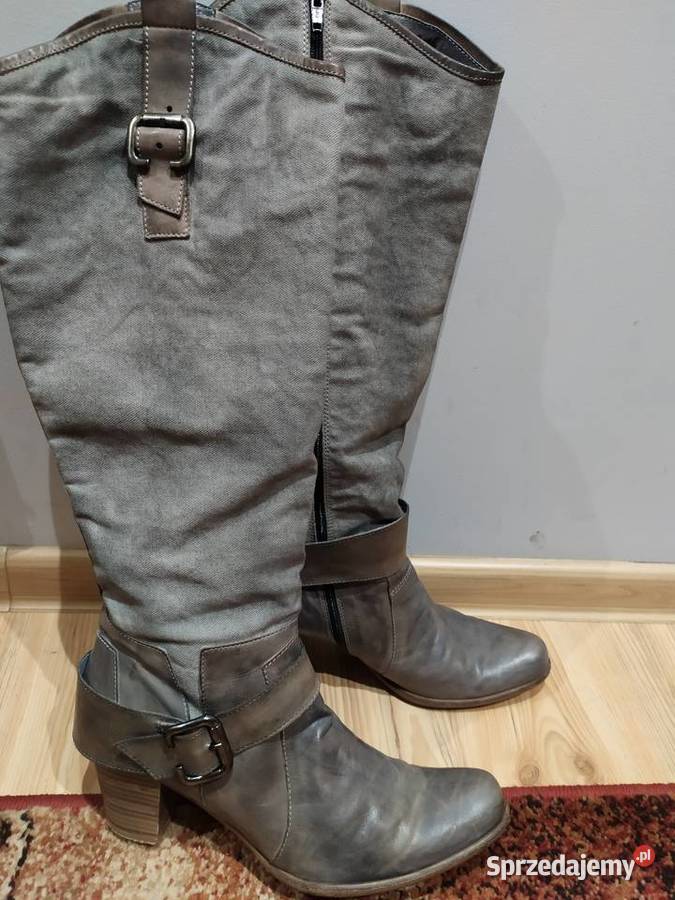 Buty szare kozaki 41 50 Stalowa Wola