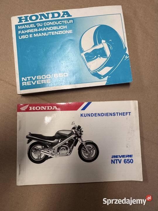 Honda NTV 650 Revere Instrukcja obsługi Książka Jelenia Góra