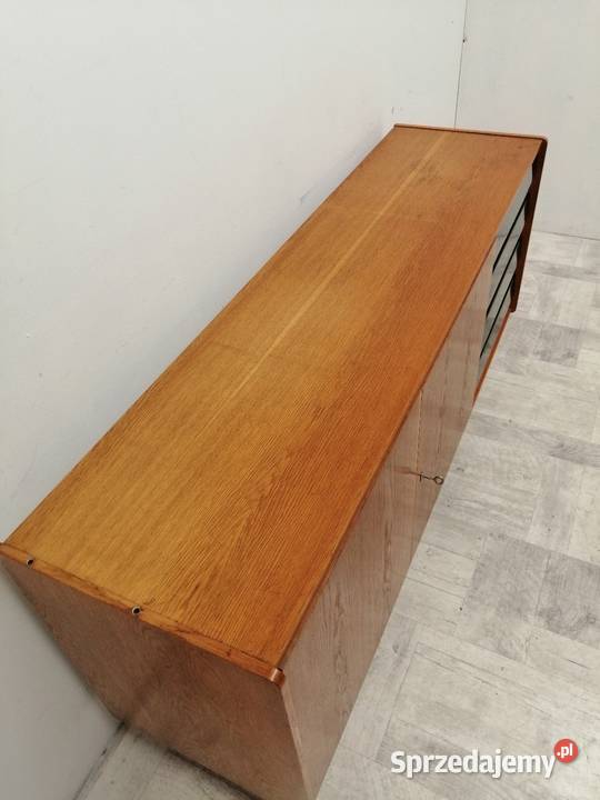 komoda długa sideboard lata 70te design Jiroutek Radomsko