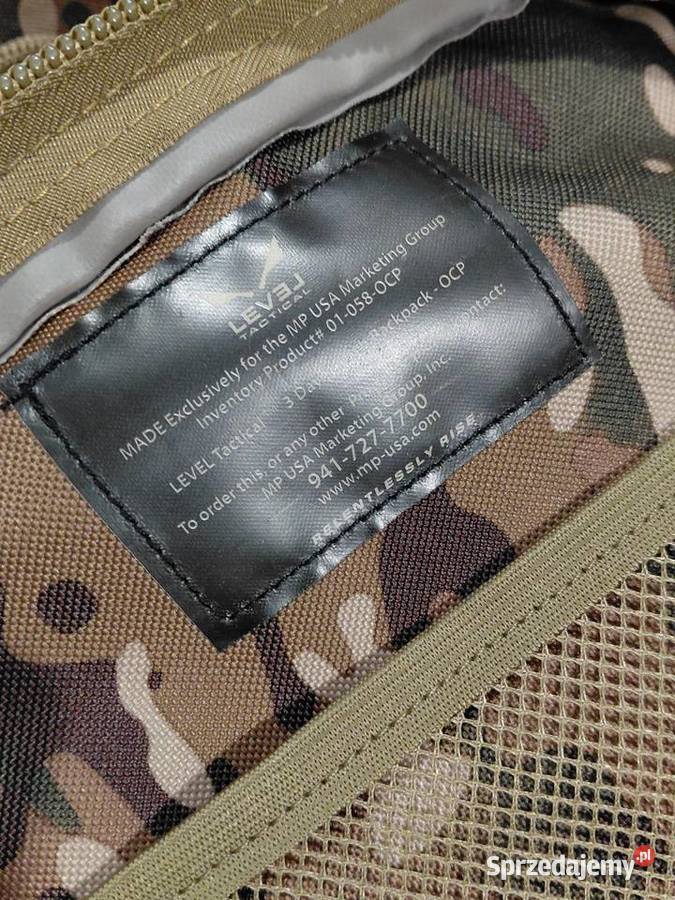 Plecak LEVEL Tactical 3 day MC camo Wrocław