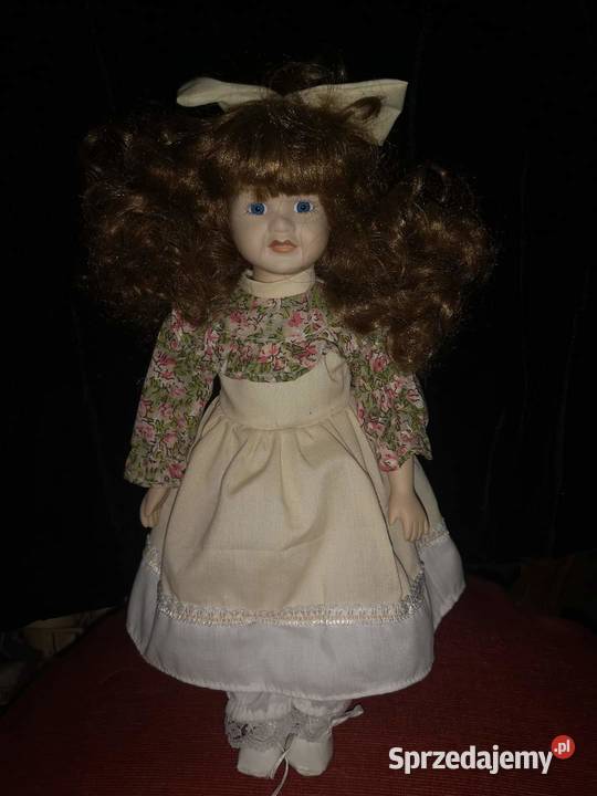 Lalka kolekcjonerska z kokardą Gdańsk