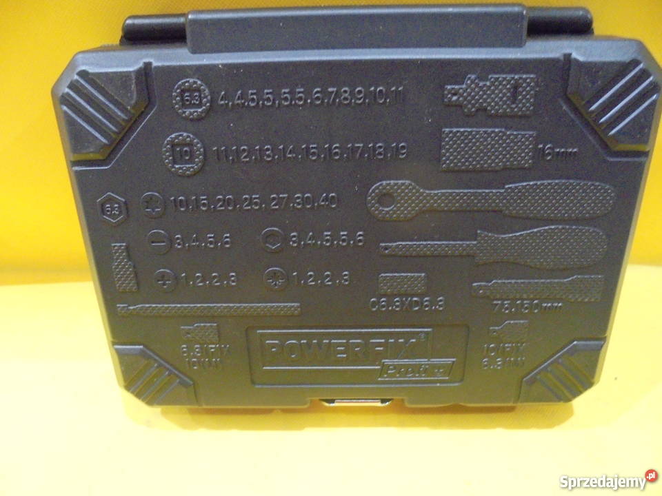 Klucze Nasadowe POWERFIX 53 Elementy