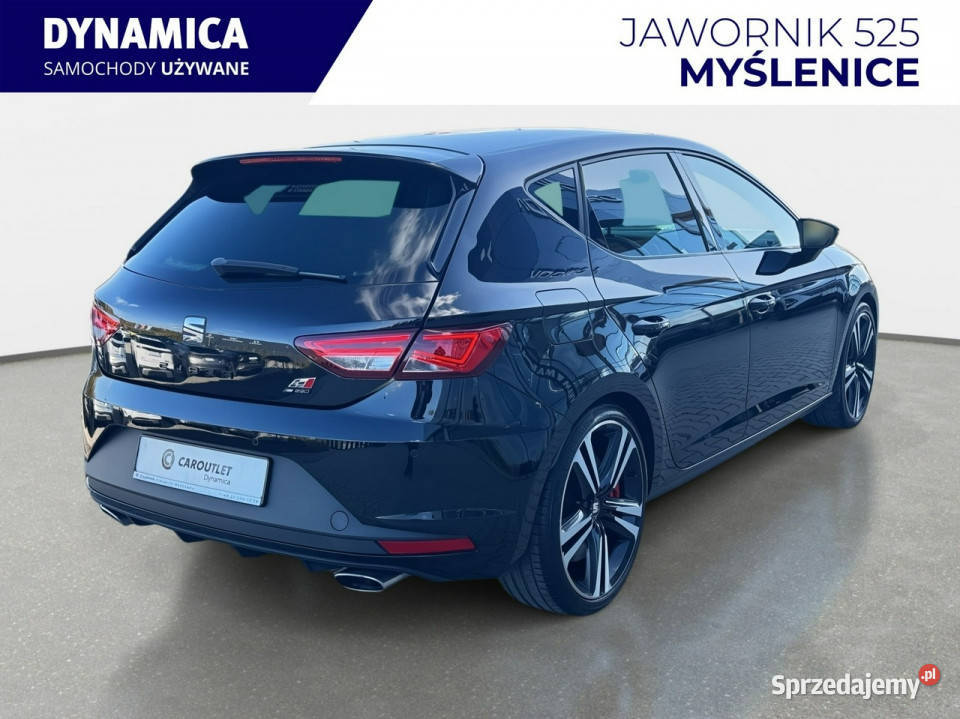 Seat Leon Cupra 20TSI 290 DSG 2016 r salon lakier metallic Myślenice