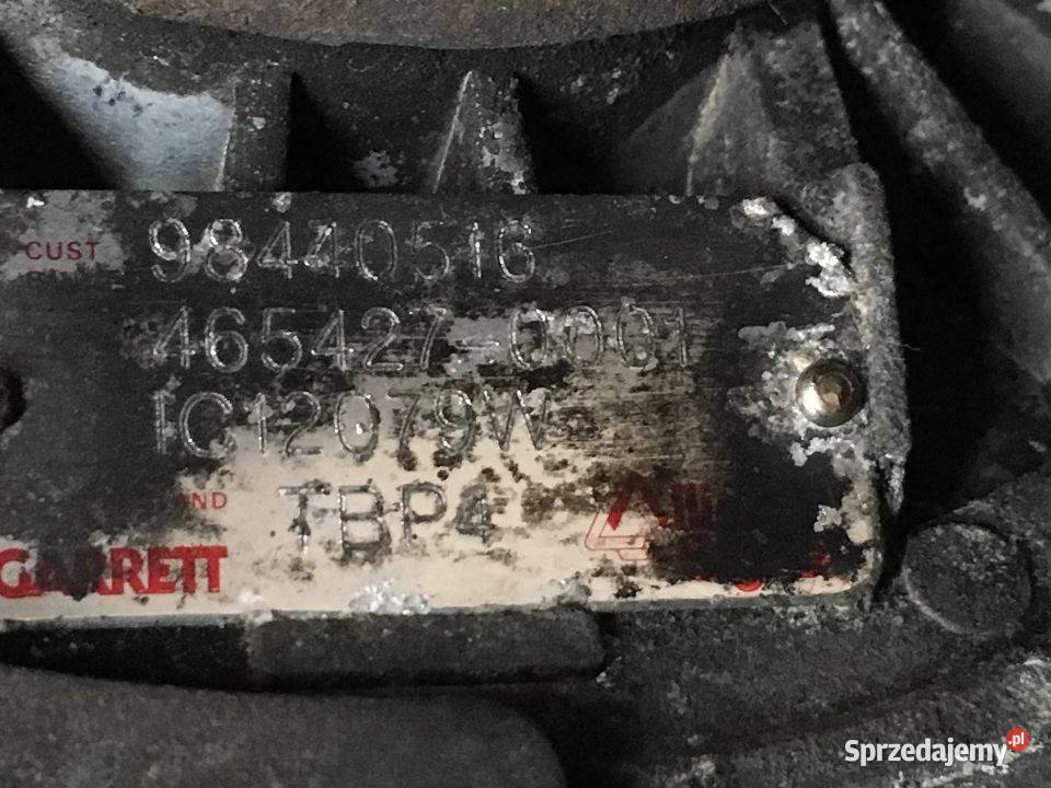 Turbo Iveco Cargo GARRETT 465427 98440516 TBP4 Maszewo sprzedam