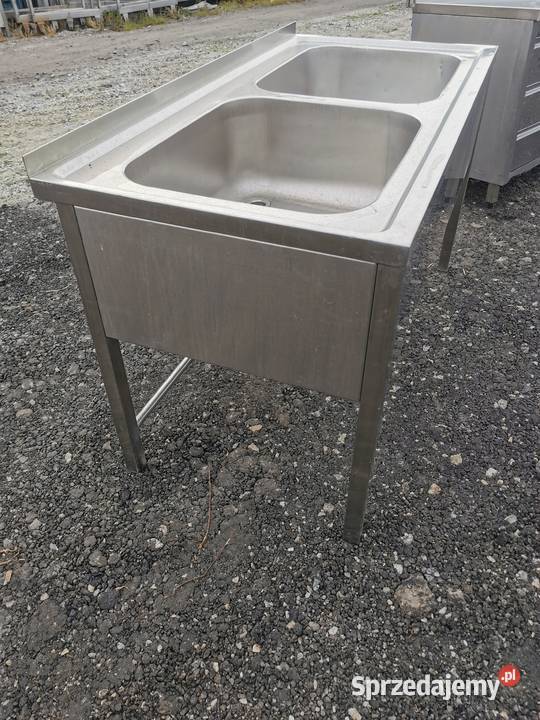 Zlew 2 komorowy 140x70x85 kom 60x50x30 139 Gastronomia Krotoszyn