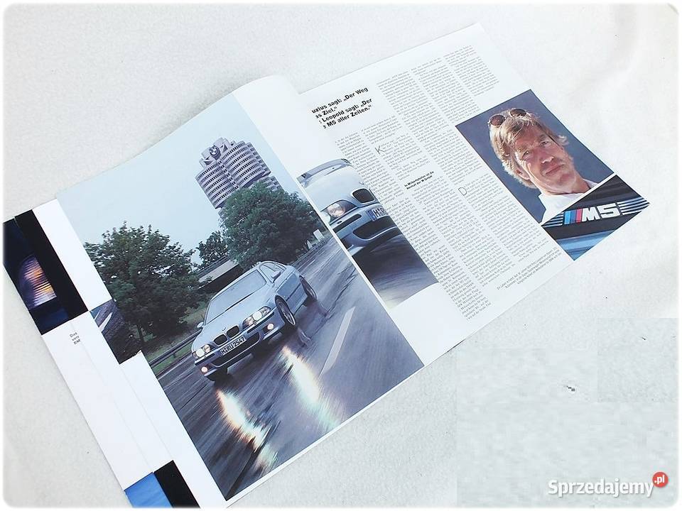 BMW M5 Limousine E39 Książka Album Prospekt z lubuskie Żary