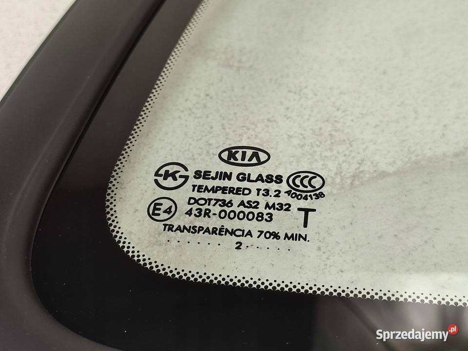 SZYBA PRAWY TYŁ KIA CARENS III 2006 ORYGINALNA