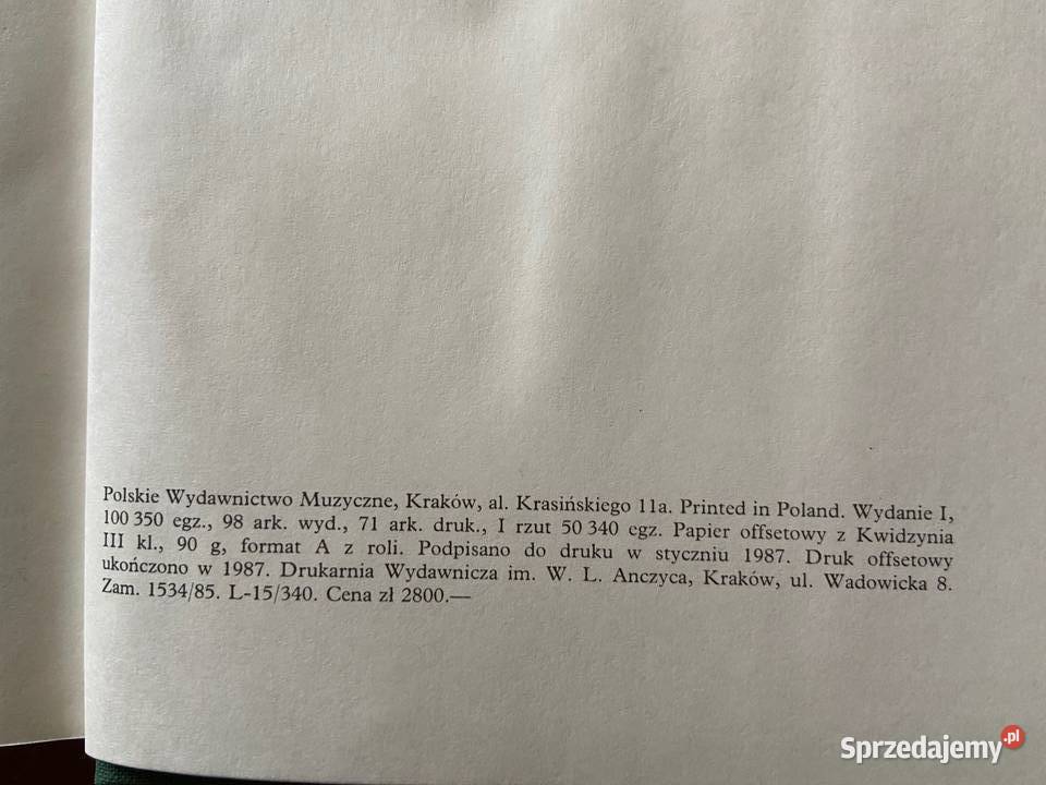 Encyklopedia Muzyczna PWM tom 3 EFG część śląskie