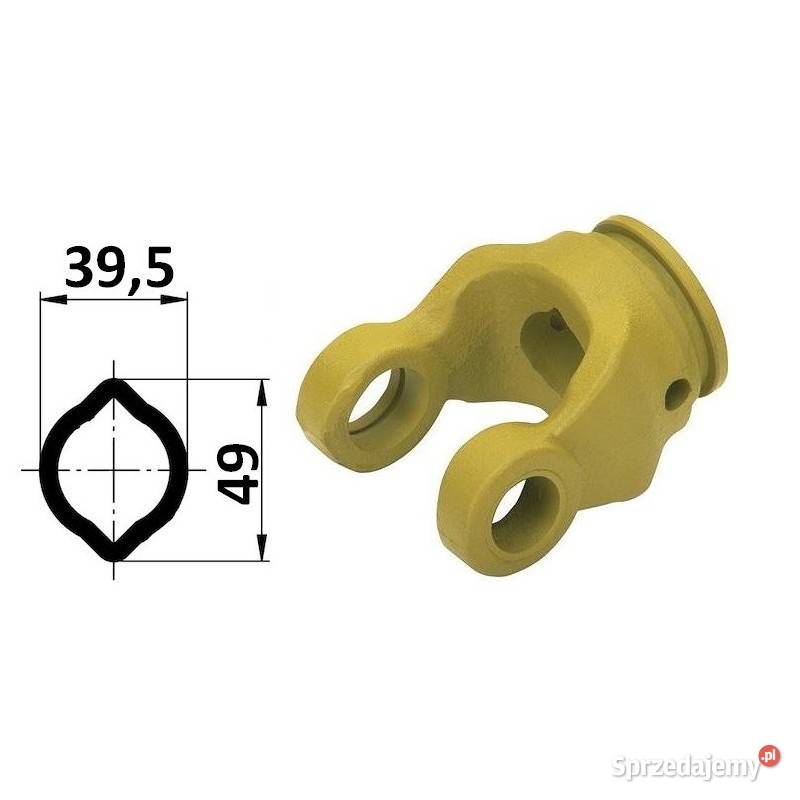 Widłak profilowy na rurę owalną 39x49 02022 Kamionna