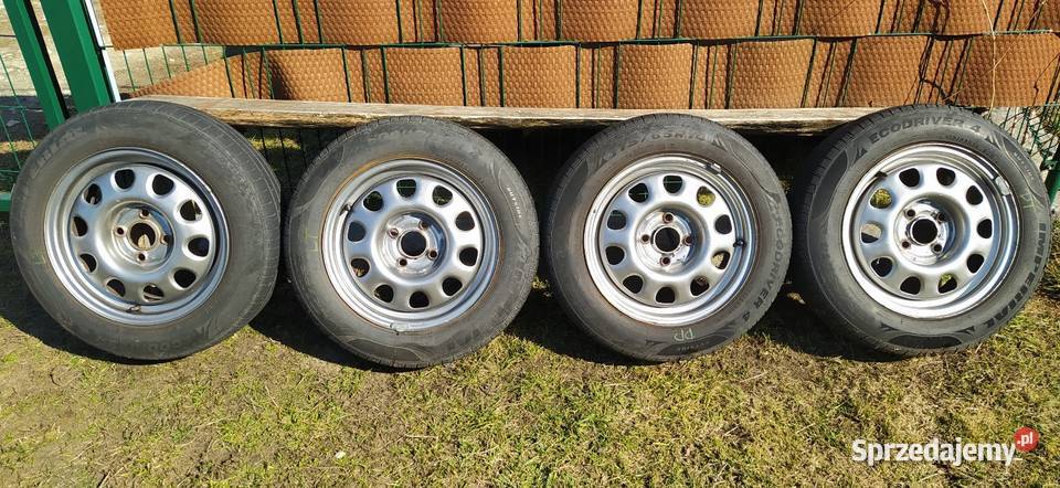 Koła 14 rozstaw 4x100 opony letnie 1756514 vw Rudy
